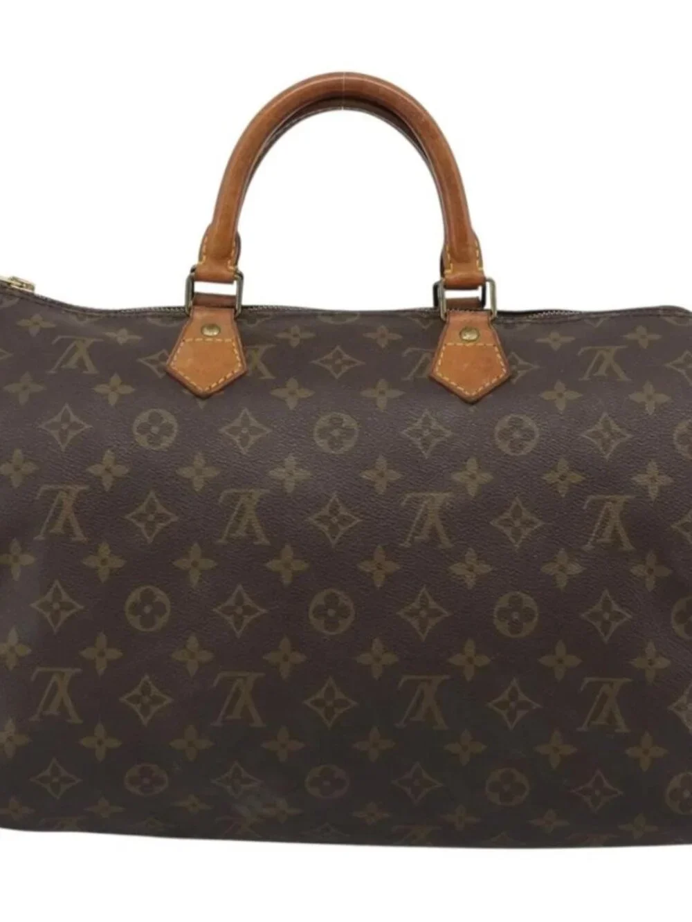 LOUIS VUITTON Monogram Speedy 35 Hand Bag M41524 LV Auth 187939A